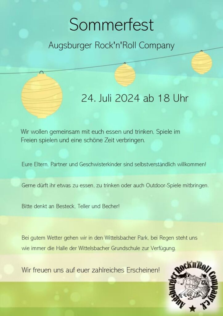 Einladung zum Sommerfest!