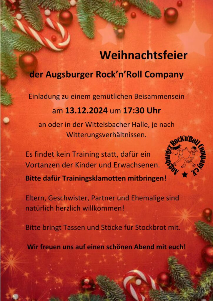 Weihnachtsfeier!