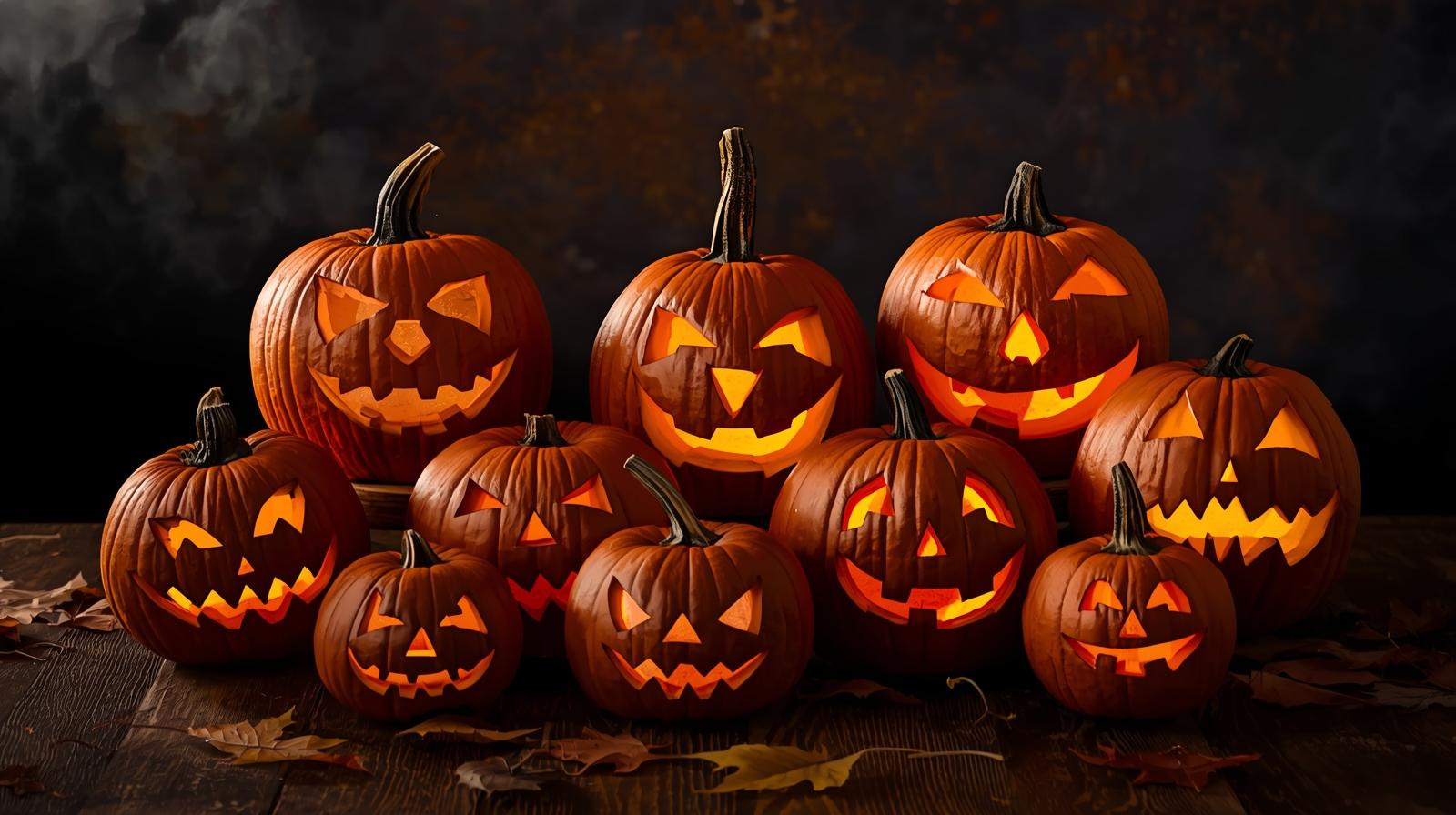 Halloween-Kürbis-Wettbewerb